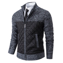 Autumn Winter Sweater Men's Loose Cardigan 2023 New Cold Cold High Neck Jumpers Patchworked Windbreaker Causal Jackets