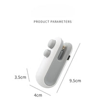 Mini selladora térmica de bolsas, sellador portátil de bolsas de plástico para alimentos, sellador térmico manual para empaques de alimentos