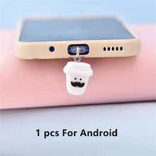 Cute Coffee Cup Phone Dust Plug Charm for iPhone, Android and Type-C Ports - image 8