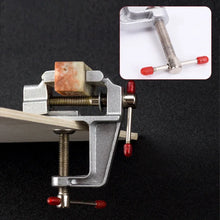 Small Mini Jewelers Hobby  Clamp On Table Flat Pliers Tool Vice Bench Vise Muliti-Funcational 3.5&quot Aluminum Miniature