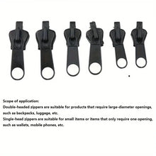 6/12/24pcs, universal design and various sizes of instant zipper repair kit, DIY sewing zipper repair kit, zipper replacement
