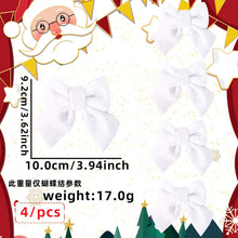 Christmas Decor Scenarios - Velvet Bow Hanging Ornaments - Tree/Wreath/Gift Box Accessories