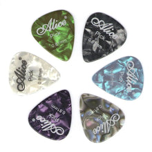 6pcs Electric Guitar Pick Acoustic Music Picks Plectrum 0.58/0.71/0.81/0.96/1.20/1.50mm Thickness Guitar Accessories