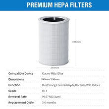 For Xiaomi Hepa Filter Elite Y-600 Xiaomi Activated Carbon Filter Elite Y600 Xiaomi Air Purifier Elite Y600 Filter AFEP7TFX19-GL
