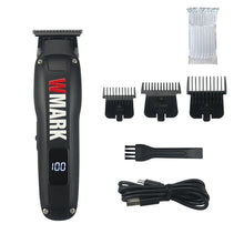 WMARK NG-1205 Hair Trimmer for Men DLC T-Blade 7000RPM LCD Display Finishing Machine Cordless Low Noise Professional Barber