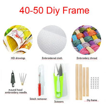Cross Stitch Photo Custom Embroidery Kits Cotton/silk Thread Painting DIY Needlework DMC Set Counted Printed on Canva Gift Home