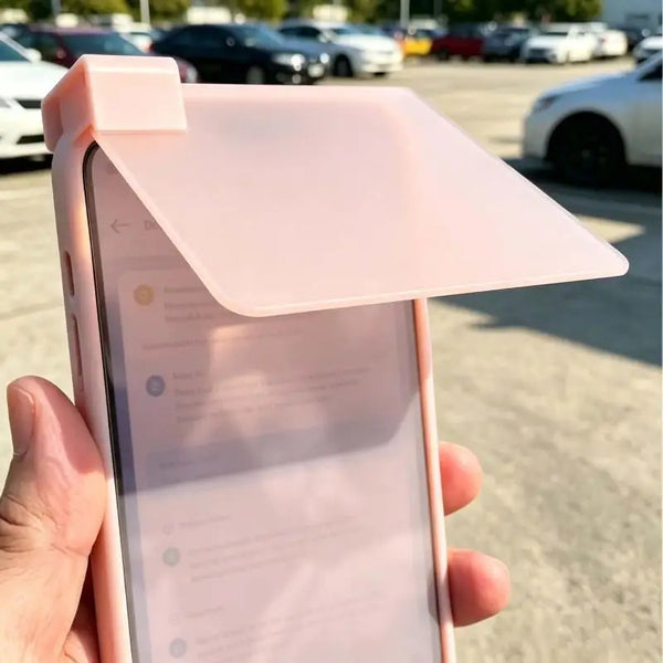 1 unidad de accesorios para teléfono móvil, mejora la visibilidad de la pantalla con luz intensa, reduce el reflejo de la luz solar, parasol para teléfono móvil