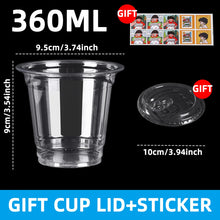 10 vasos de plástico sin pajita, de boca ancha para beber directamente, vasos de café desechables transparentes, adecuados para batidos, bebidas frías y leche