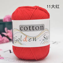 1Pc 50g Hand knitting 100% cotton yarn soft crochet yarn to knit sweater blanket hat line crocheting amigurumi doll bag threads