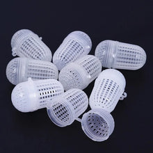5Pcs Fishing Baits Cage Trap Fish Lure Feeder Basket Holder Plastic Baits Bucket Portable Fish Lure Fishing Baits Cage