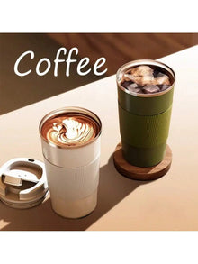 Double Wall Vacuum Insulated Stainless Steel Coffee Cup, Fashion Portable Office Mug for Home, Office & Car Outdoor Use