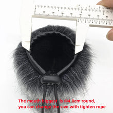 MF2 Furry Windscreen Wind Cover Microphone Windscreen Foam Cover 9-24cm for Mic Windproof Wind Screen Mic Windscreen