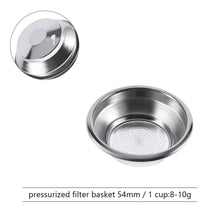 Pressurized Espresso Filter Basket, 51/54/58mm Single or Double Cup - image 10