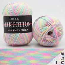 1Pc 50g Milk Cotton Knitting Yarn Crochet Yarn Hand Knitted Line DIY Knit Sweater Scarf Hat sock blanket amigurumi threads 120M