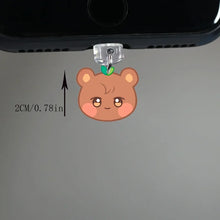 Kpop Aniteez Acrylic phone dust plug  Hongjoong Seonghwa Yunho Yeosang San Ming Wooyoung Jongho phone accessories Fans Gifts