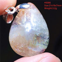 Natural Red Green Strawberry Quartz Arusha Orange Sunstone Pendant Necklace Women Men Jewelry Flash Fashion Stone Beads AAAAAA