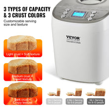SucceBuy 2/3 LB Bread Maker 15-in-1 Dough Machine Nonstick Ceramic Pan Automatic Bread maker with Gluten Free Setting