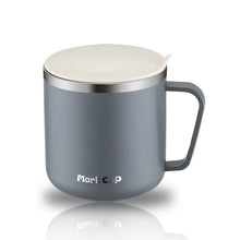 400ml 304 Stainless Steel Coffee Mugs Portable Cups Heat Insulation Anti-fall Thermos Mug Home with Cover and Handle Mug