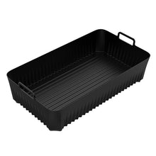 Molde de silicona para freidora de aire, bandeja de repuesto para cesta de freidora Ninja, bandeja de horno reutilizable, revestimiento antiadherente de silicona para freidora de aire