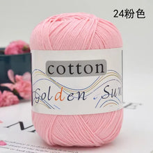 1Pc 50g Hand knitting 100% cotton yarn soft crochet yarn to knit sweater blanket hat line crocheting amigurumi doll bag threads