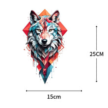 Cute animal heat transfer T-shirt print Iron On denim jacket DIY decoration bear and wolf animal washable stickers
