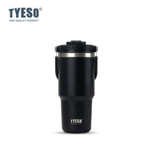 TYESO Large Capacity Stainless Steel Thermo Bottle Car Coffee Cup Keep Cold and Heat Thermal Mug Sport Water Bottle Vacuum Flask