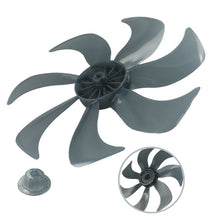 14 Inch Floor Fan Table Fan Blade With Nut Cover Household Silent Fan Blade Plastic Propeller Fan Blade 7 /9 /15 Leaves
