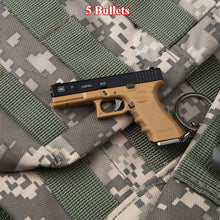 1:3 Scale Alloy Empire G17 Half Alloy Gun Model Keychain Shell Pop-up Detachable Decompression Toy Men's Gift