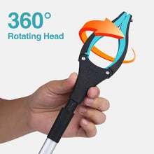 Grabber Tool 32" Trash Picker  with Strong Magnetic Tip Deft Claw Reacher Grabber for Elderly 360° Rotating Foldablegripper