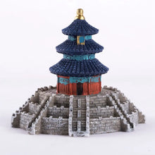Cute Resin Miniature Statue Mini House Figurines Chinese Rural Sense DIY Scene Statue Bonsai Decor Fairy Garden Micro Landscape