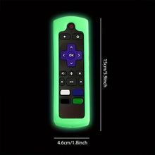 1/2/3 piece of luminous silicone universal remote control set with hanging rope suitable for TCL Hisense Roku TV remote control