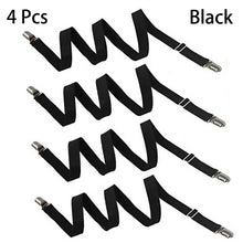 STONEGO 4PCS Double Clip Sheet Fasteners - Versatile Sheet Clips for Bed Sheets and Sofa Covers with Non-slip Adjustment