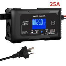 HTRC 20A/25A Car Battery Charger High Power Smart Charger for Lithium LiFePO4 AGM GEL Lead-acid Battery 12V 24V Charger for Car