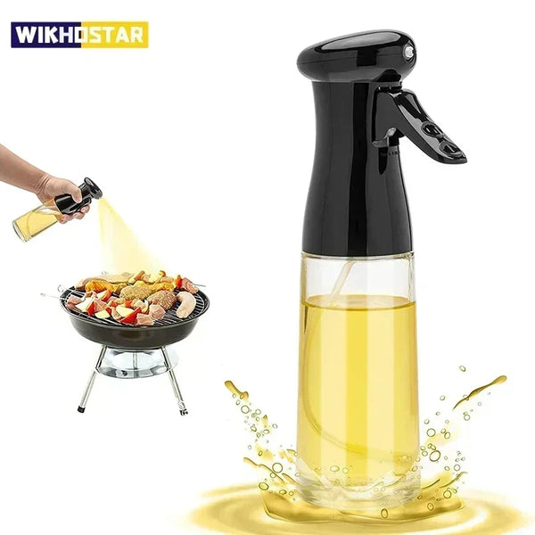 Pulverizador de aceite de oliva de 200/300/500 ml, botella de spray para aceite de cocina, pulverizador de aceite de oliva para barbacoa, rociador de aceite y vinagre para hornear