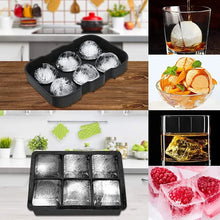 4/6/8/15Grids Silicone Ice Cube Molds Spherical Ice Molds Reusable Whiskey Ice Cube Molds Cocktail Freezer DIY Homemade Barware
