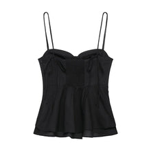 MUJER Black Corset Crop Top Woman Summer Camisole Backless Top Women Sleeveless Bustier Top Woman 2025 Sexy Beach Tops for Women