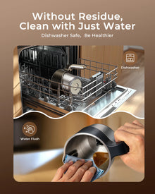 Electric Milk Frother Automatic Rotary Foamer for Coffee Cappuccino Latte Hot and Cold Foam Maker Split Type Milk Foamer