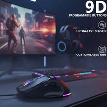 Programmable Multi-Keys Wired Gaming Mouse RGB Backlit DPI Adjustable Ergonomic Mouse With Buttons For PC Computer Laptop Tablet