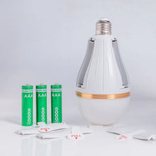 LED Bulb Light Smart Charging Chip Power Failure Emergency Home 18650 Battery Flicker-Free with Hook Detachable Emergency Bulb