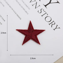 1pcs Small Star Embroidery Patches For Clothing Jeans Hat Iron on Sticker Love Appliques Stripes Garment Sewing Supplies