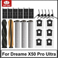 For Dreame X50 Pro Ultra Aqua 10 Ultra Roller Complete / RLH31CE Accessories Robot Vacuum Cleaner Main Side Brush Hepa Filter