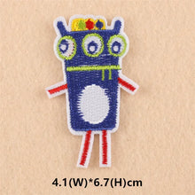 UFO Alien Rocket Space Patch for Clothing Punk Embroidered Patches On Clothes DIY Parches Applique