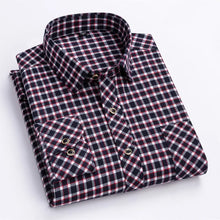 2024 New Fashion Men's Plaid Shirt Long Sleeve Cotton Regular Fit Men Casual Flannel Shirts Leisure Autumn Male Blouse Clothing