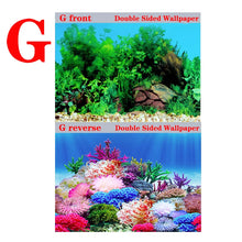 Aquarium Background Decoration Sticker Fish Tank Landscape Sticker Poster Background for Aquarium Ocean Plant Aquascape Painting
