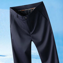 2026 Men's Spring Summer Autumn  Pants Straight Stretch Casual No Trace No Ironing Fabric Silky Cool Feeling Trousers 29-42
