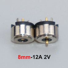 JCD 1Pair 2/3/4/5/6/Pin Male Female Waterproof Round Shape Magnet Suction Spring Pogo Pin DC Power Charging Magnetic Connector ﻿