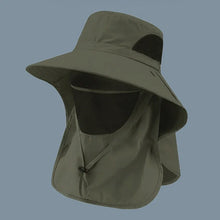 Summer Sun Hats UV Protection Outdoor Hunting Fishing Cap For Men Women Hiking Camping Visor Bucket Hat Neck Flap Fisherman Hat