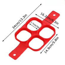 Pancake Maker Multiple Shapes 4 Holes Nonstick Silicone Baking Mold Ring Fried Egg Mold for Family Cooking DIY Daily Surprises