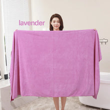 Toalla de baño de microfibra extragrande y gruesa, superabsorbente y de secado rápido, multiusos para viajes, deportes y spa.