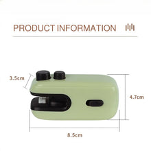 2 in 1 Portable Mini Sealer&Opener for Snacks Rechargeable Vacuum Sealer Home Use  Preservation Sealing Machine